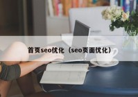 首页seo优化（seo页面优化）